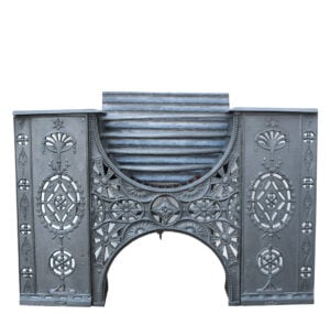 18th Century Georgian Pierced Hourglass Hob Grate