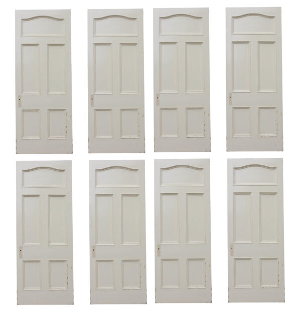 A Set of Reclaimed Painted Pine Interior Doors (96 available)