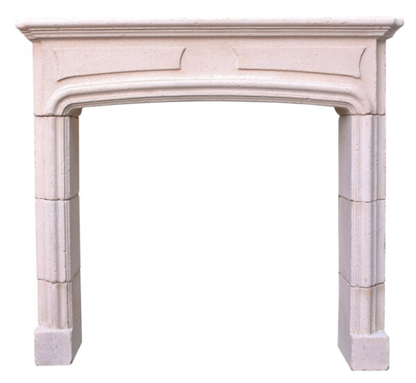 18th Century French Limestone Fire Surround