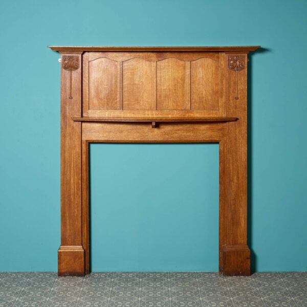 Antique 19th Century Arts & Crafts Style Fireplace