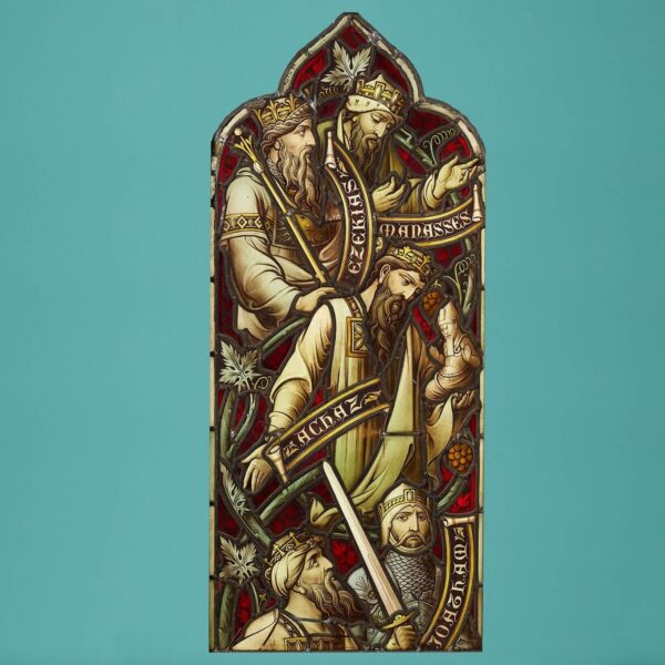 Hardman & Co Antique Lancet-Arched Stained Glass Panel