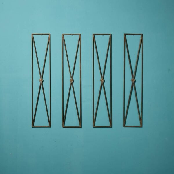 Four 1920s Bronze Art Deco Wall Panels