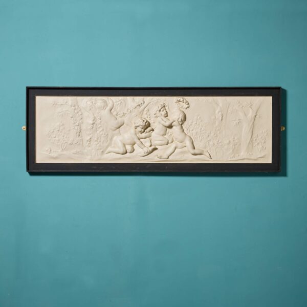 Reclaimed Neoclassical Style Plaster Wall Plaque
