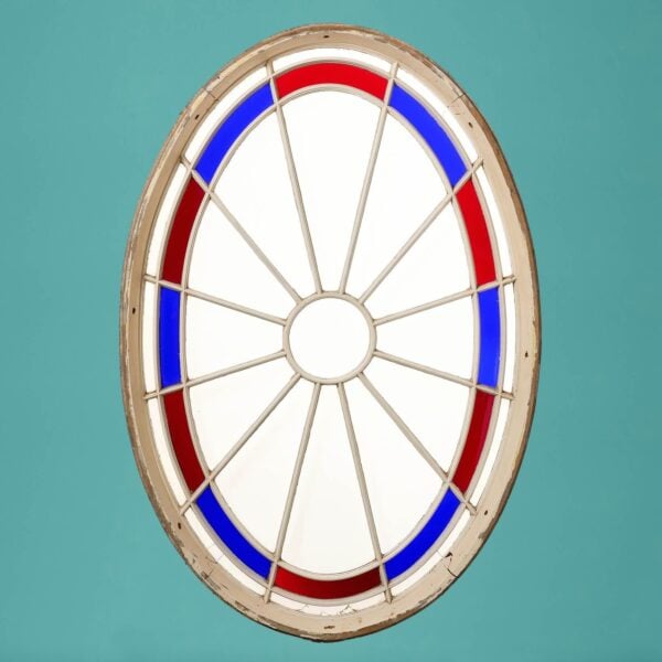 Large Georgian Style Antique Oval Window