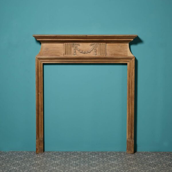 Antique Georgian Style Pine & Composition Fire Surround