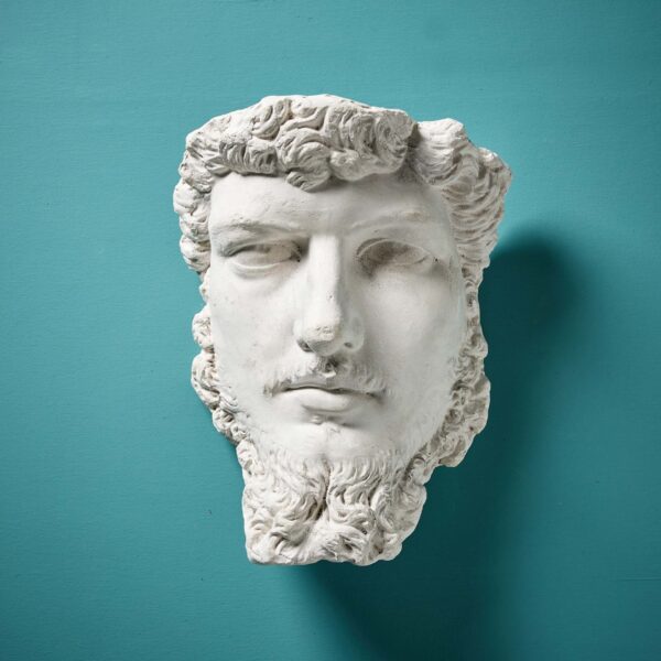 0_35802-1 Plaster Wall Hanging Bust of Lucius Verus After the Antique