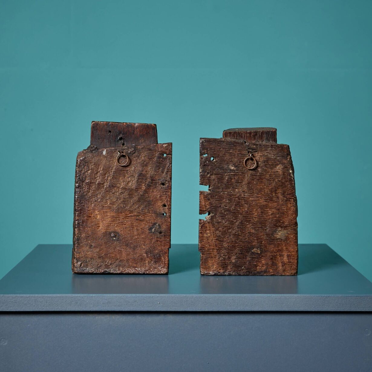 Pair of 16th Century Carved Oak Corbels | UK Architectural Heritage