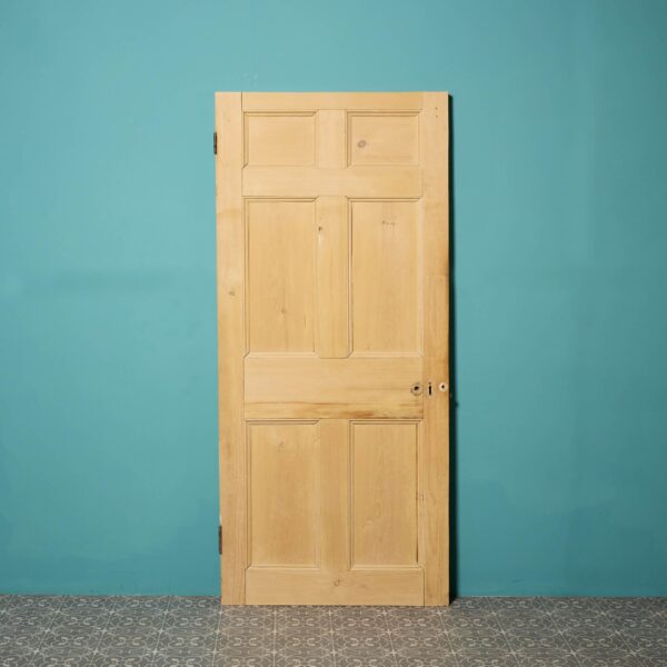Antique 18th Century Stripped Pine Interior Door