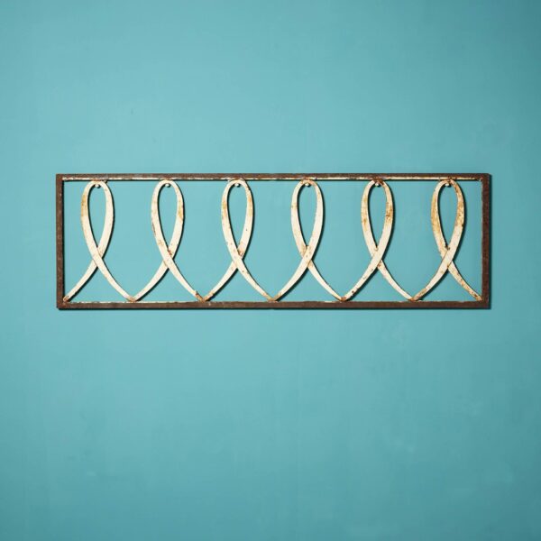 Sculptural Victorian Iron Wall Panel