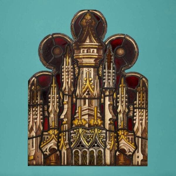 Atkinson Bros Stained Glass Church Window Panel