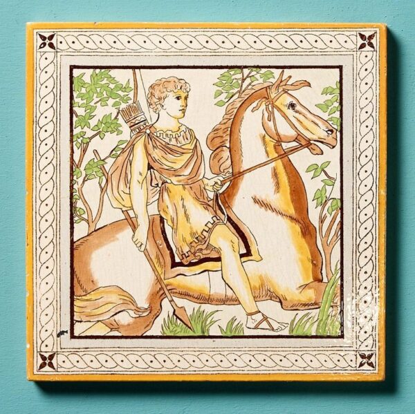 Minton Hollins 8-inch Neoclassical Tile