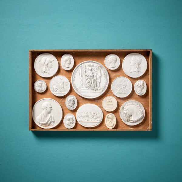 0_UKH2077 Collection of Antique Neoclassical Plaster Cameos