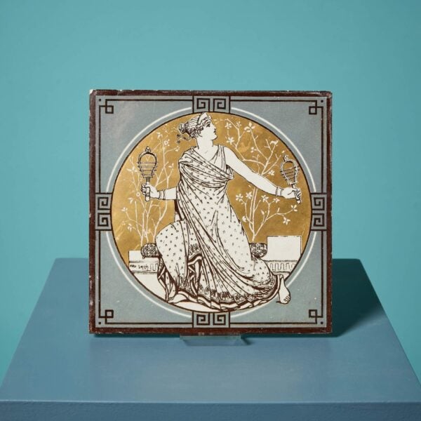 Antique Minton & Co Tile of Classical Musicians by John Moyr Smith