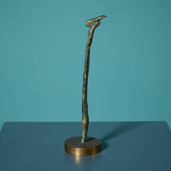 John W. Mills (1933-2023) Unique Bronze Diver Sculpture