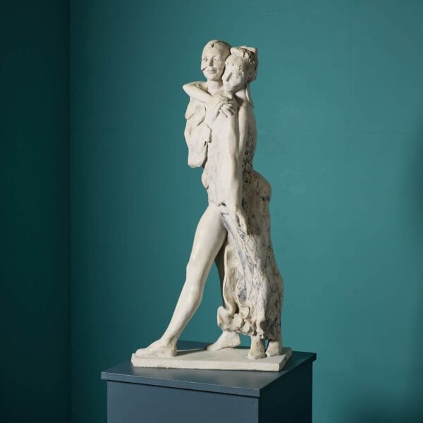 Harlequin & Columbine Dancing Sculpture by John W. Mills (1933-2023)