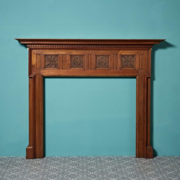 Antique 19th Century Mahogany Victorian Fire Surround