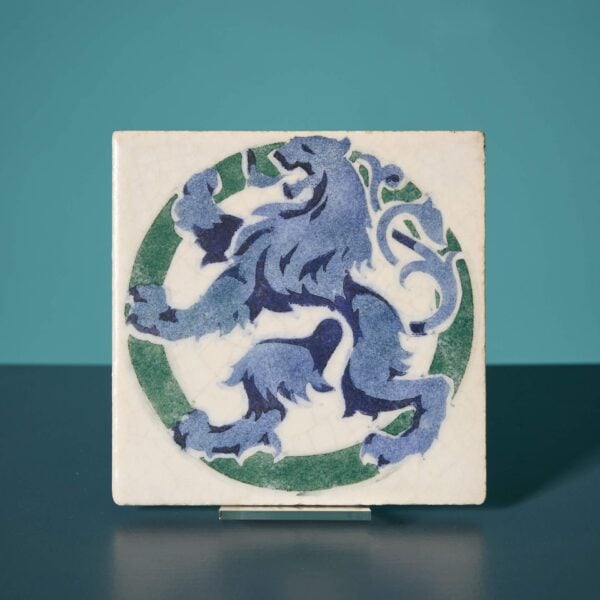 Reclaimed Carter & Co Tile of Heraldic Lion