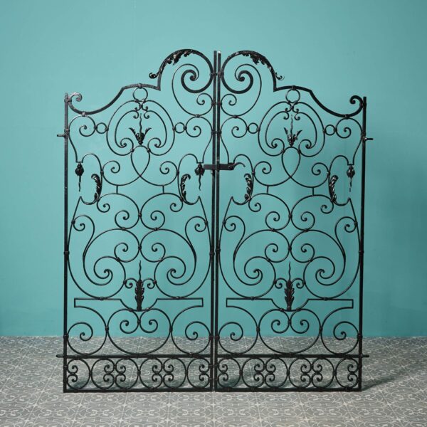 0_36788-1 Set of Reclaimed French Scrolling Garden Gates