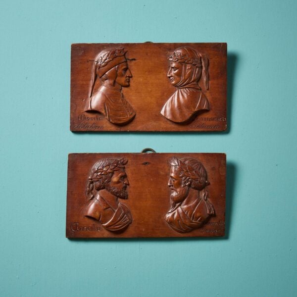 Pair of 18th Century Italian Grand Tour Wall Hangings