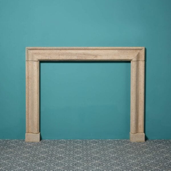 Antique Bolection Style Fossilised Limestone Fireplace