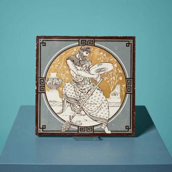 0_34520_-1 Minton Tile of ‘Classical Figures with Musical Instruments’ by John Moyr Smith