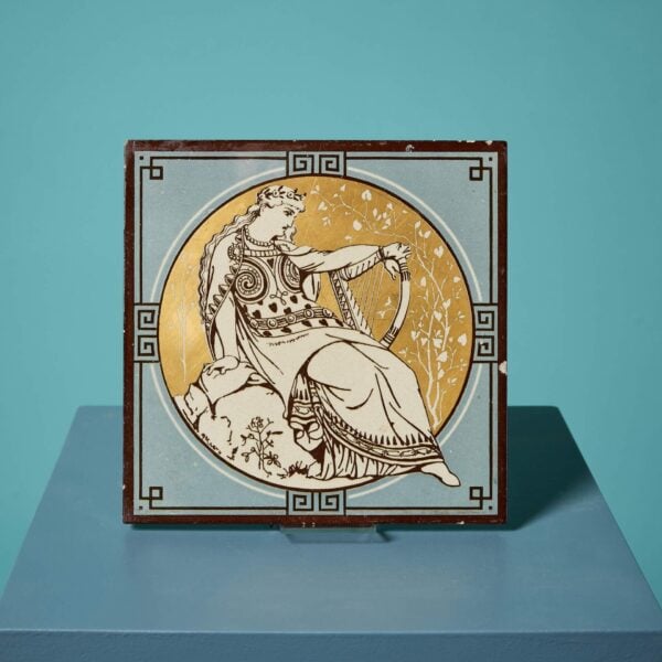 Antique Minton Tile of Classical Musicians by John Moyr Smith