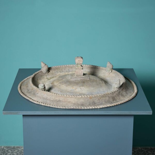 Reclaimed Victorian Style Lead Birdbath