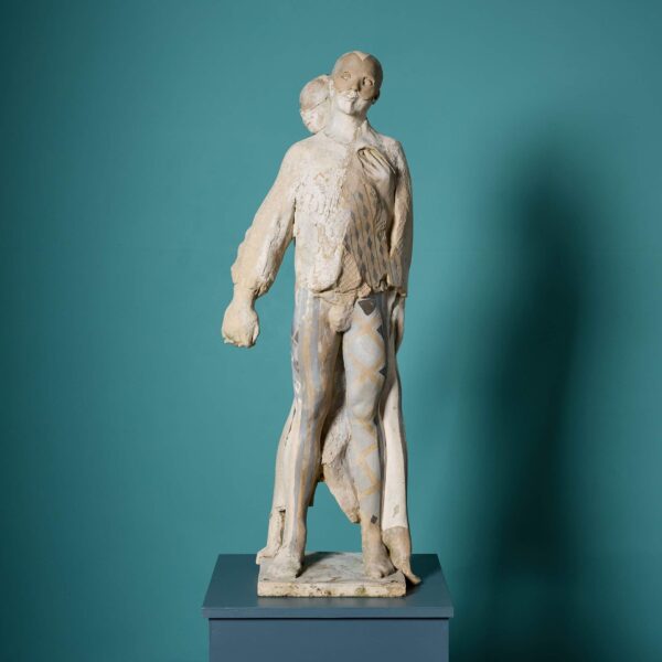 ‘Harlequin & Columbine’ Dancers Sculpture by John W. Mills (1933-2023)