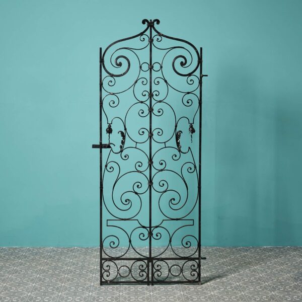 French Reclaimed Wrought Iron Pedestrian Gate