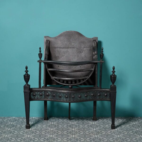 0_36806-2 Original Large Georgian Period Iron Fire Grate