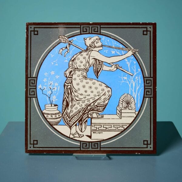 0_draft_16_-1 Antique Minton Tile of Musical Classical Figures by John Moyr Smith