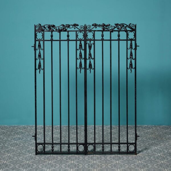 Set of Georgian Decorative Wrought Iron Garden Gates