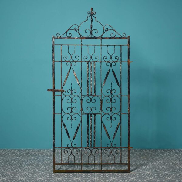 Antique English Wrought Iron Pedestrian Gate