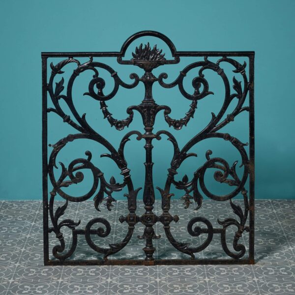 Victorian Cast Iron Decorative Railing Panel