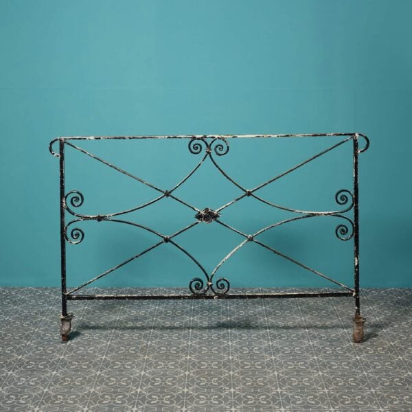 Antique Regency Style Wrought Iron Railing