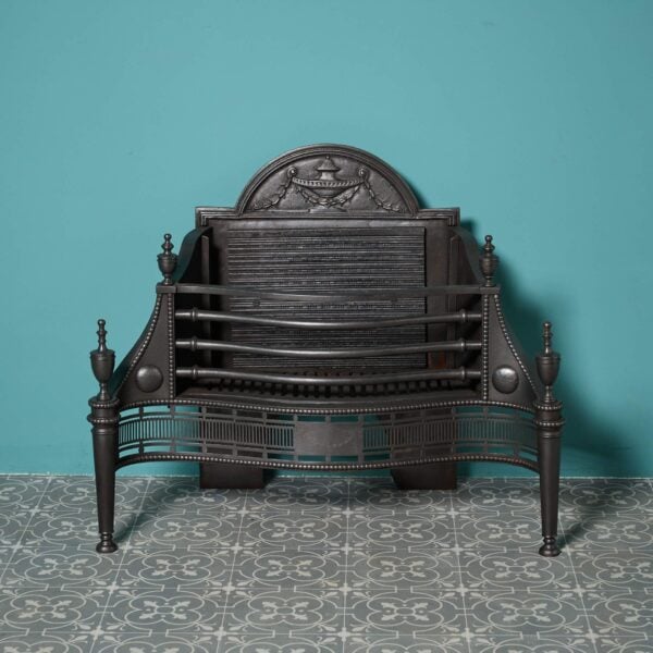 Antique Georgian Style Cast Iron Fire Grate