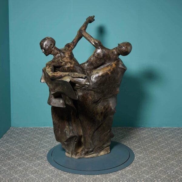 John W. Mills (1933-2023) Lifesize ‘The Three Kings’ Bronze Statue & Signed Print