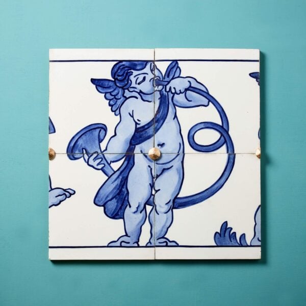 0_UKH10010 Minton Hollins Antique Renaissance Style Tiled Frieze Panel