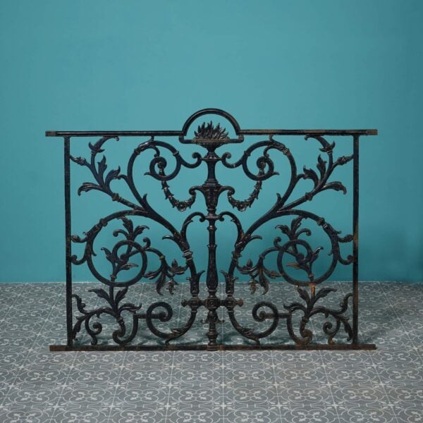Victorian Cast Iron Decorative Railing Panel