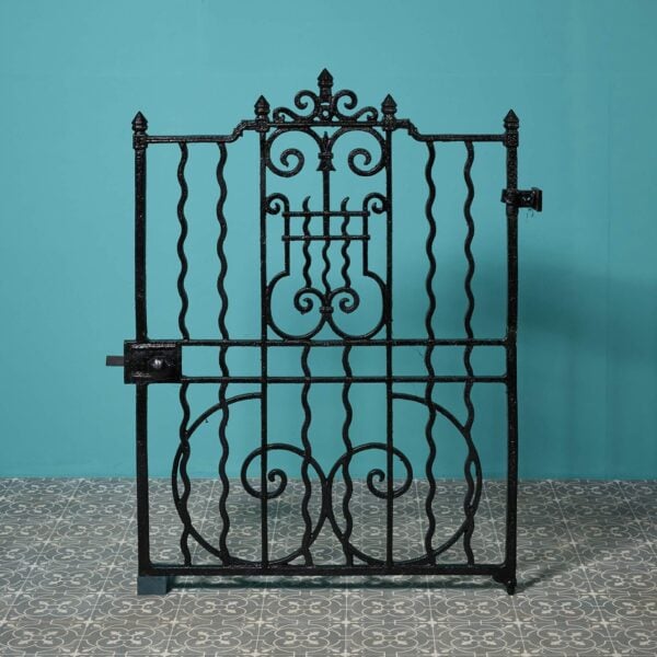 Reclaimed Antique English Cast Iron Side Gate