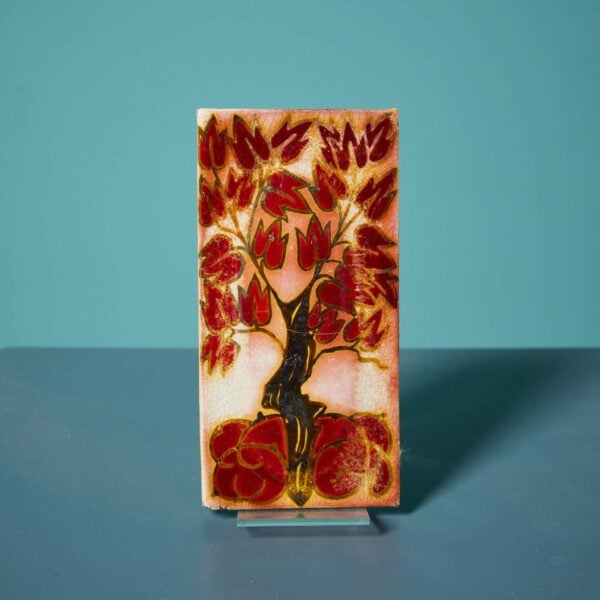 Antique Lustre Glaze Tree of Life Tile by Pilkington