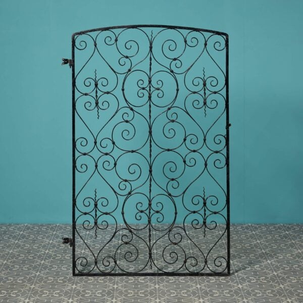 Ornate Victorian Wrought Iron Garden Gate