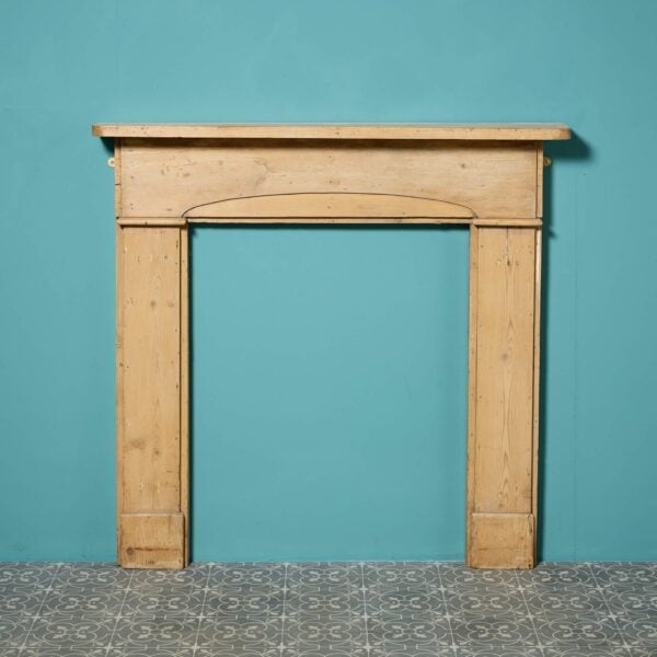 Antique English Victorian Pine Fireplace