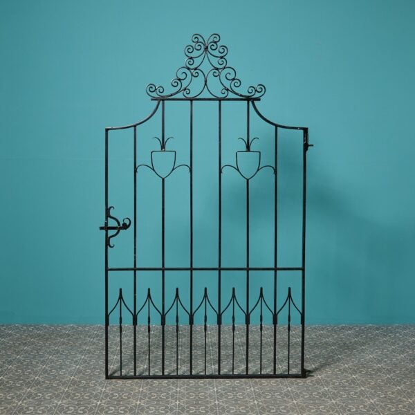 Reclaimed Large Victorian Style Wrought Iron Pedestrian Gate