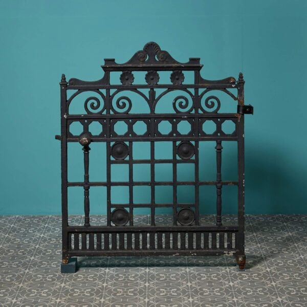 Antique English Cast Iron Garden Gate