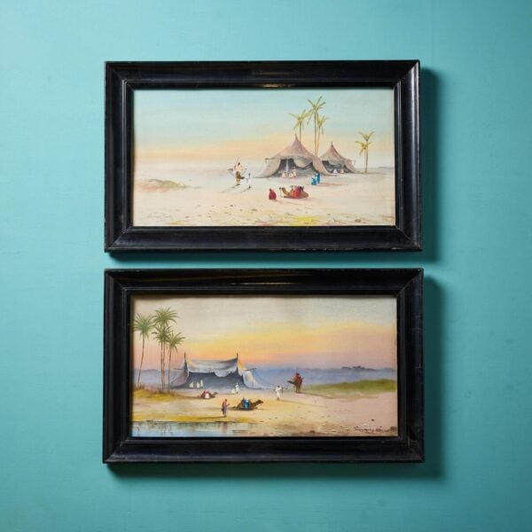 Vernon Hardy (20th Century) Set of 2 Original Watercolours Framed