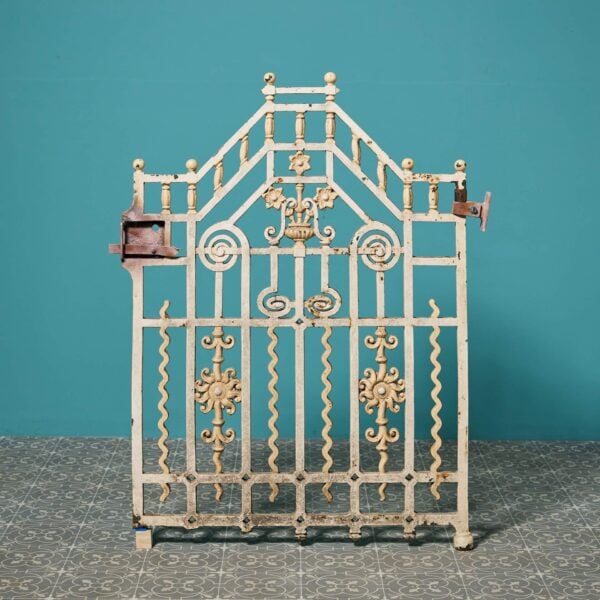 Antique English Victorian Cast Iron Side Gate