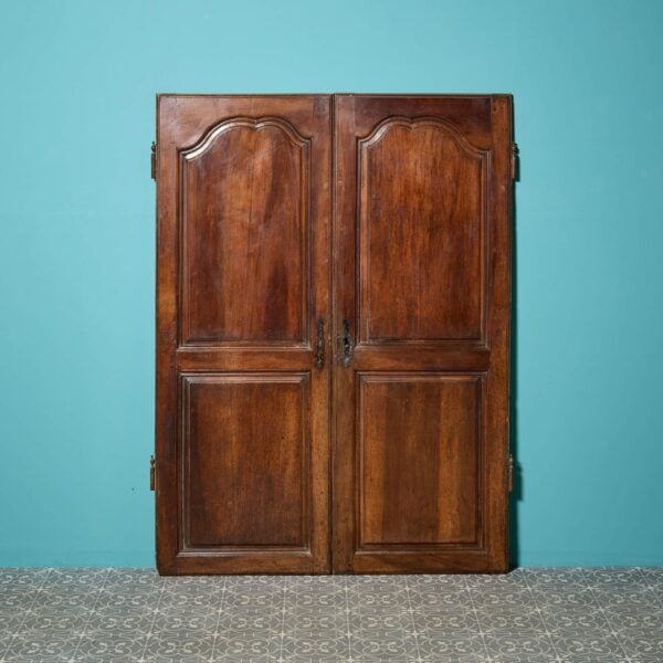 Set of 19th Century French Walnut Cupboard Doors