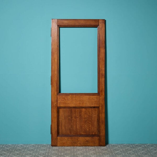 Reclaimed Edwardian Oak Door for Glazing