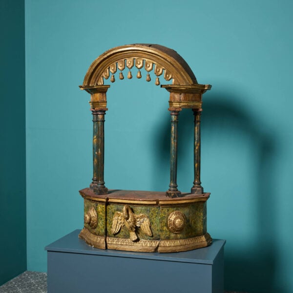 Antique Grand Tour Arched Monument Model or Decorative Niche